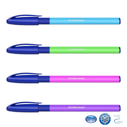 Picture of U-109 NEON STICK & GRIP 1.0MM ULTRA GLIDE BLUE